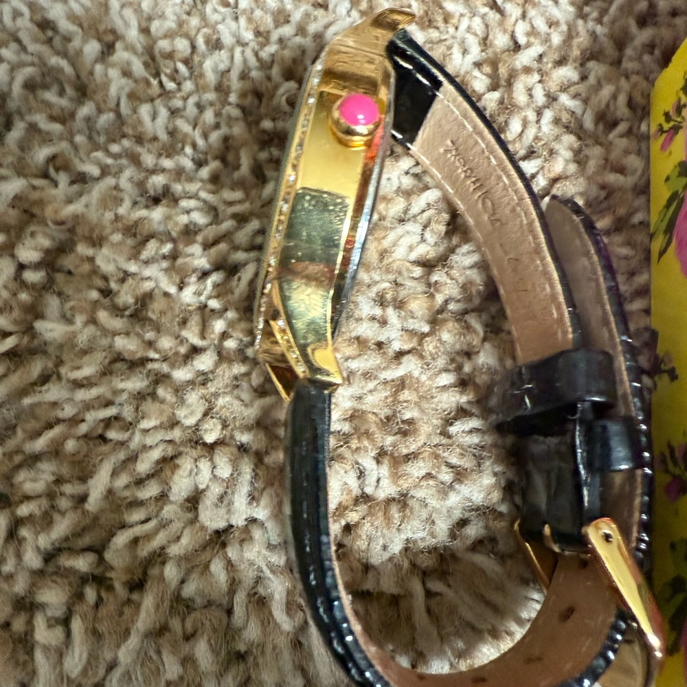 Betsey Johnson Women’s French Bulldog Brooch, Pin and Watch Collection - Picture 6 of 14
